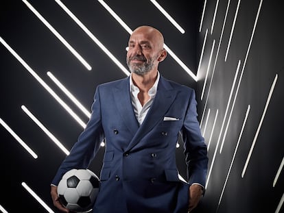 Gianluca Vialli, antes de los premios The Best de la FIFA, en Inglaterra en 2018.