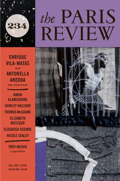 Último número de 'The Paris Review' (otoño de 2020), en el que el autor entrevistado es Enrique Vila-Matas.