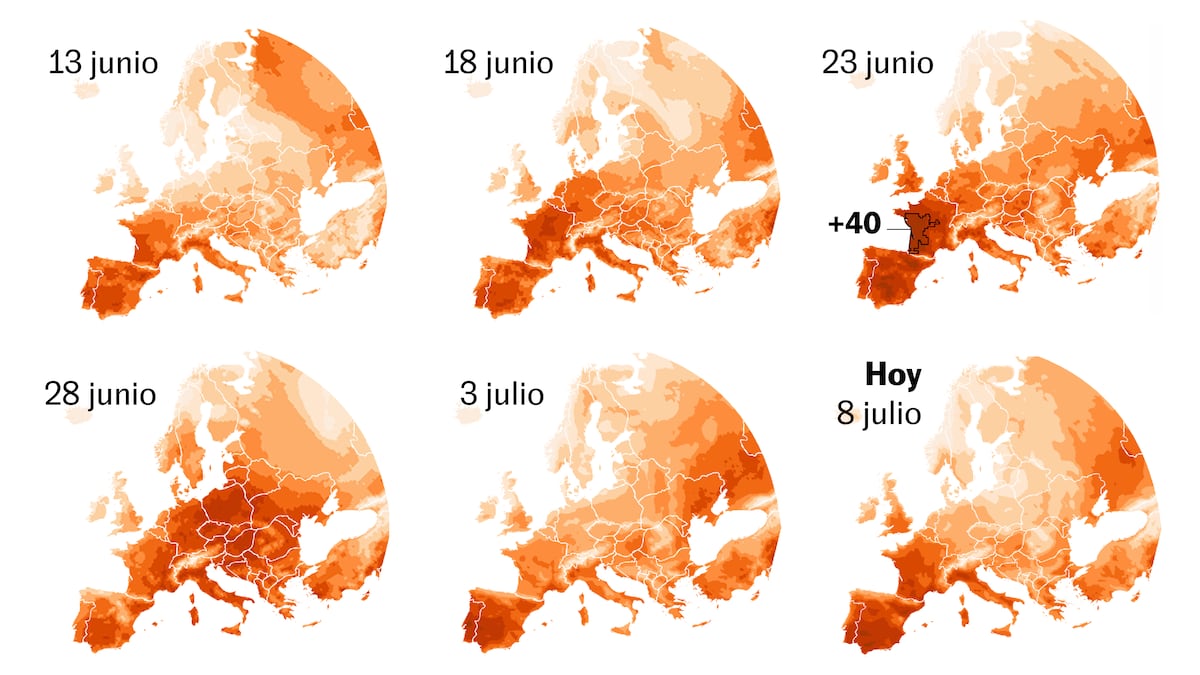 ¿Cómo de extremo es este calor? Los datos de una anomalía histórica en Europa