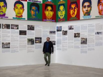 El artista chino se presenta por primera vez en México con un mural de los 43 estudiantes de Ayotzinapa y la reconstrucción de un antiguo salón de la dinastía Wang