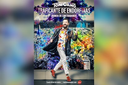 Toni Cano presenta 'Traficante de endorfinas' los sábados del 20 de septiembre al 11 de octubre en el Teatre Muntaner de Barcelona.