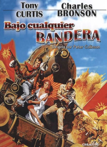 Cartel de la película 'Bajo cualquier bandera', protagonizada por Charles Bronson.