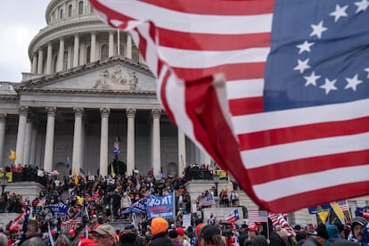 Donald Trump supporters on Capitol Hill