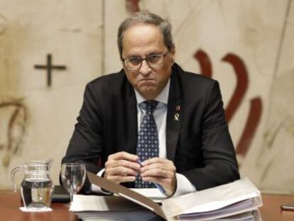 El  president  insiste en una reunión con Pedro Sánchez para iniciar  un diálogo sin condiciones 