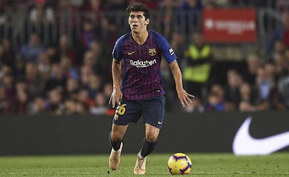 Aleñá, durante un partido de Liga.