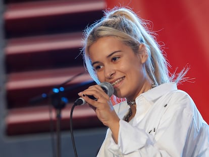 Dora Postigo, en un concierto de Radio 3, en mayo.