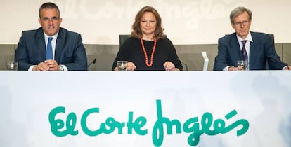 La presidenta de El Corte Inglés, Marta Álvarez, durante la última junta de accionistas de El Corte Inglés.