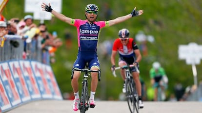 Ulissi en el Giro de Italia.