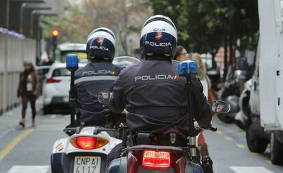 Policías en una imagen de archivo.