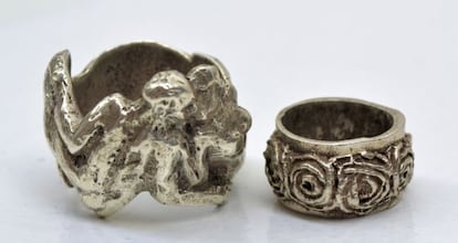 Los anillos de Smith donados al Museo de Arte de Cerdanyola. 