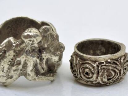 Los anillos de Smith donados al Museo de Arte de Cerdanyola. 