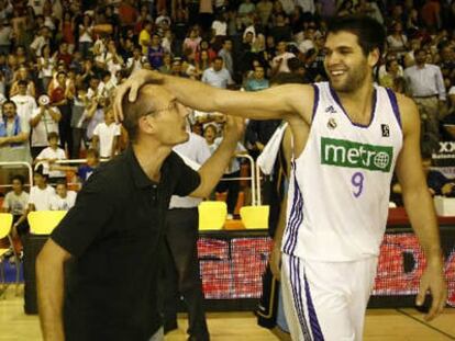 Felipe Reyes, en el torneo de baloncesto Comunidad de Madrid