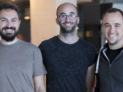 De izquierda a derecha: Jordi Romero, CEO, Pau Ramon, CTO y Bernat Farrero, CRO, fundadores de Factorial.
