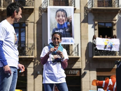 Patricia Ramírez and Ángel Cruz, the parents of eight-year-old Gabriel.