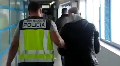 Dos de los detenidos por la Policía.