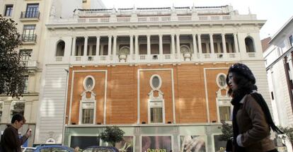 The Palacio de la M&uacute;sica on Madrid&#039;s central thoroughfare, Gran V&iacute;a. Mango, Gap and Primark are among its potential buyers. 