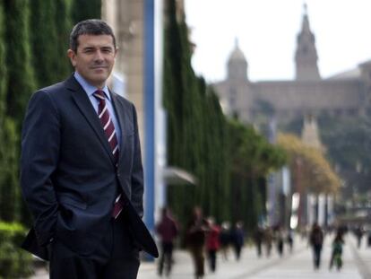El vicepresident de la Mobile World Capital, Agust&iacute; Cord&oacute;n, a la Fira de Barcelona.