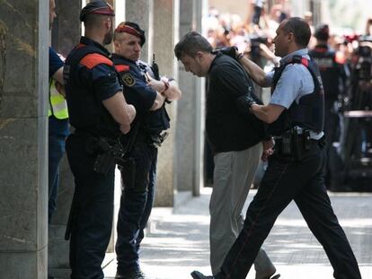 El detenido por el asesinato de Laia, una menor de 13 años, en Vilanova.