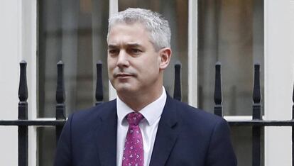 El nuevo ministro para el Brexit, Stephen Barclay, en Londres en 2017.