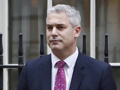 El nuevo ministro para el Brexit, Stephen Barclay, en Londres en 2017.