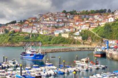 Villa marinera de Lastres, en Asturias.