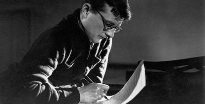 El compositor Dmitri Shostakóvich.
