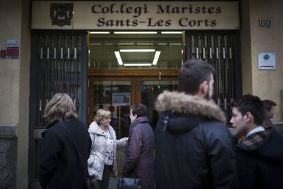 Entrada del colegio marista Sants Les Corts (Barcelona).