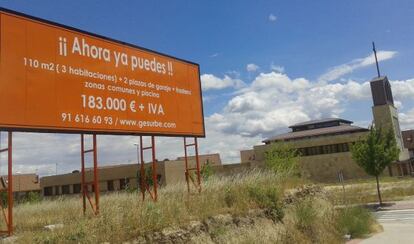 Una promoción inmobiliaria de Villanueva del Pardillo.