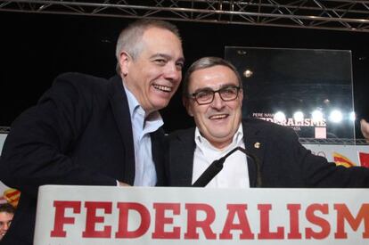 Pere Navarro y Àngel Ros, en 2011.