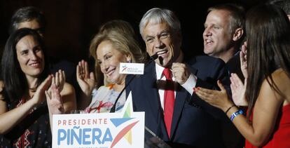 Sebasti&aacute;n Pi&ntilde;era, el presidente electo de la coalici&oacute;n de derechas Chile Vamos, el domingo tras ganar las elecciones del pa&iacute;s. 