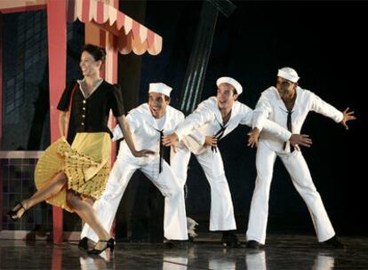 Ensayo del espectáculo del New York City Ballet en Madrid.