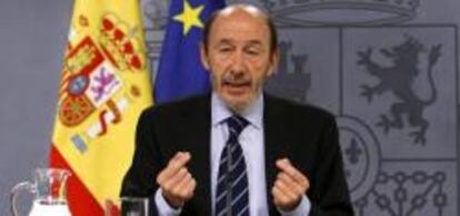 El nuevo vicepresidente primero del Gobierno, Alfredo Pérez Rubalcaba