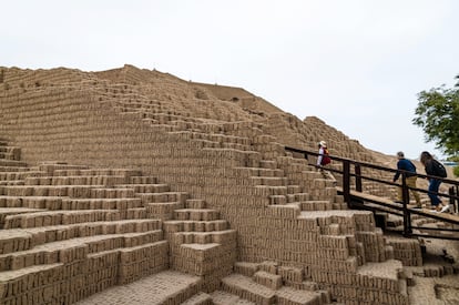 El yacimiento de Huaca Pucllana, en Miraflores (Lima).