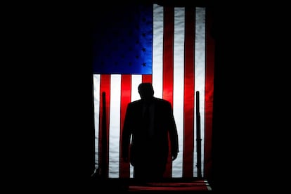 El presidente Donald Trump en Michigan, el pasado 29 de abril. 