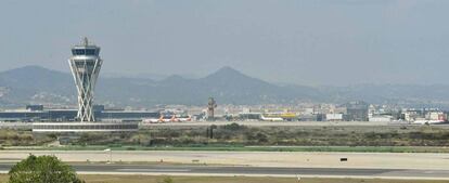 Vista del aeropuerto de Barcelona.