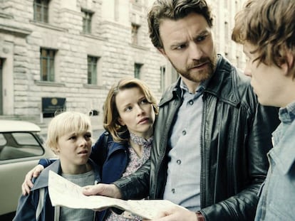 La familia protagonista de 'Viento de libertad'.