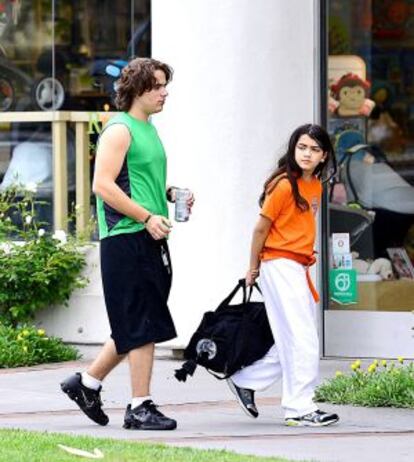 Prince y Blanket Jackson hacen vida normal en Los &Aacute;ngeles.