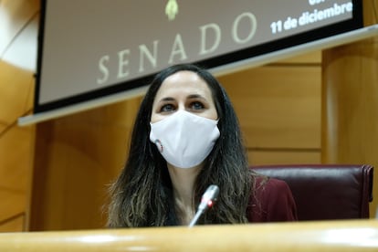 La secretaria de Estado de Agenda 2030 y dirigente de Podemos, Ione Belarra, la semana pasada.