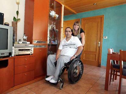 Juan Miguel Pizarro, ayer en su casa de Montornès del Vallès.
