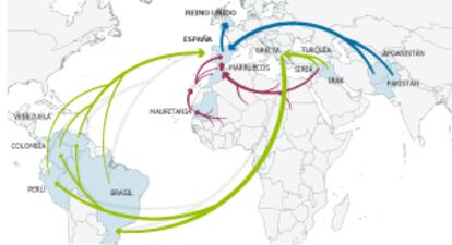 Las rutas de regreso de los excombatientes