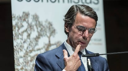 El expresidente del Gobierno y presidente de la Fundación FAES, José María Aznar.