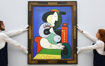 'Femme à la montre', el cuadro de 1932 de Picasso subastado este miércoles en Nueva York por Sotheby's.