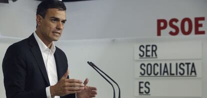 Pedro S&aacute;nchez, secretario general del PSOE