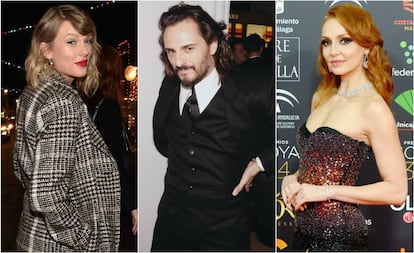 Taylor Swift, Asier Etxeandia y Cristina Castaño.