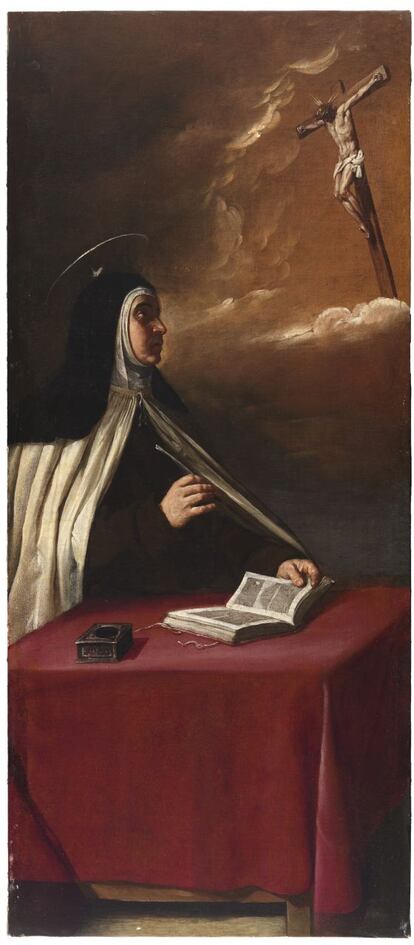 'Aparición de Cristo crucificado a santa Teresa de Jesús', de Alonso Cano.