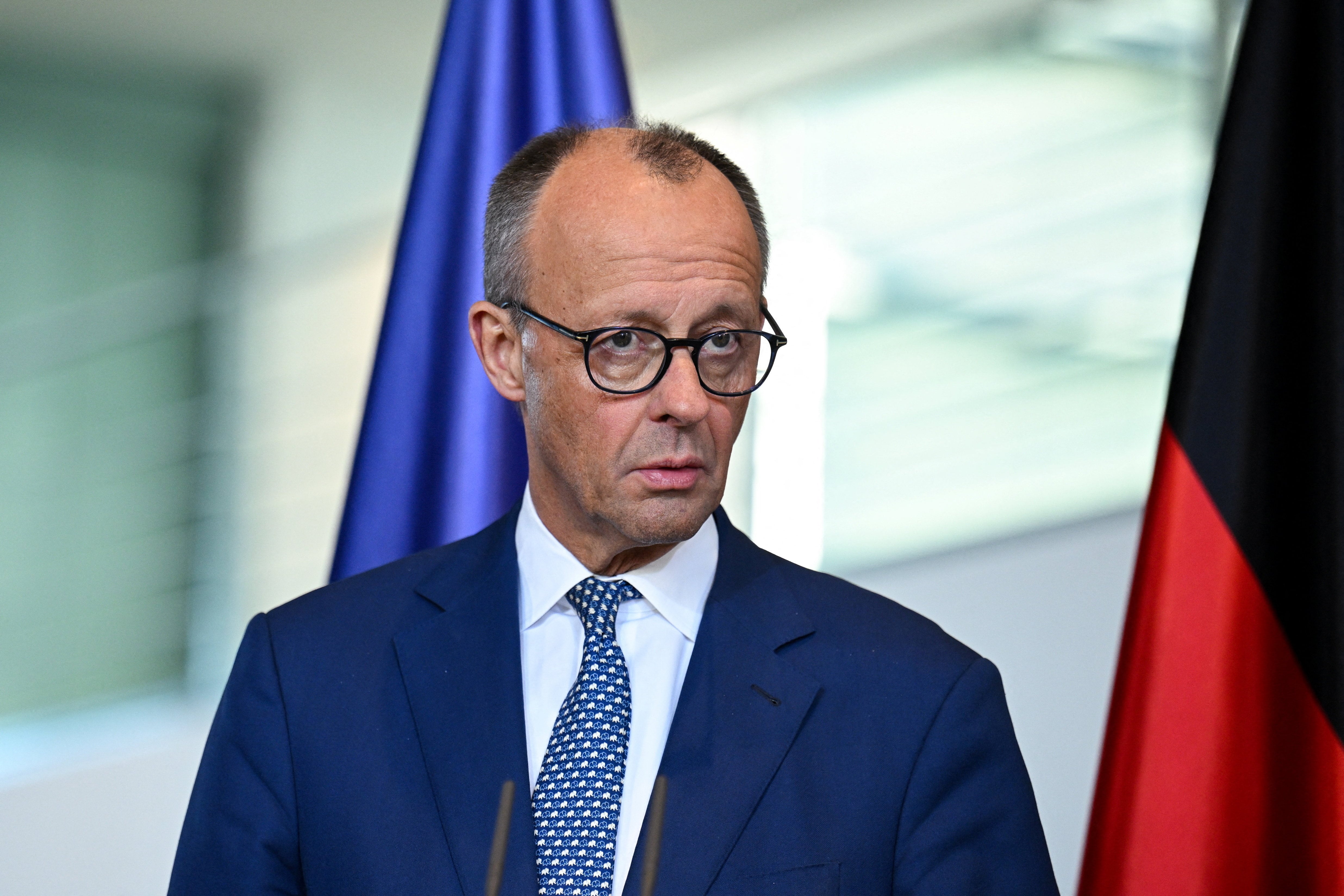 Friedrich Merz, el jueves 6 de noviembre en Berlín. 