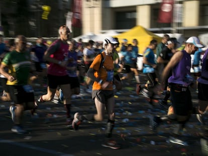 Corredors de la Marat&oacute; de Barcelona. 