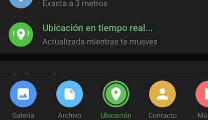 Ubicación en Telegram