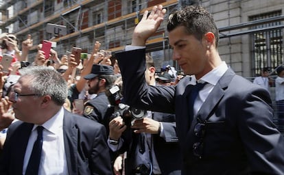 Cristiano Ronaldo, el passat dia 22 de maig.