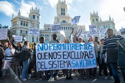 Manifestación en Madrid por la defensa de la sanidad pública el pasado noviembre.